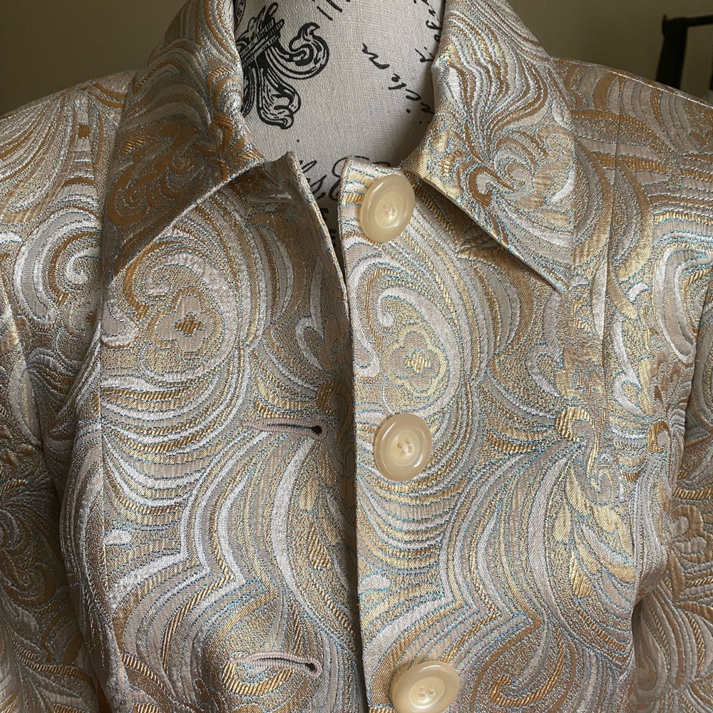 Bebe Paisley Coat - Picture 5 of 6